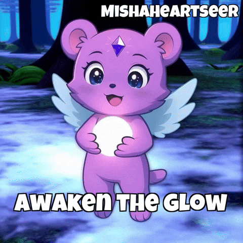 Peace Glow GIF by MishaHeartseer