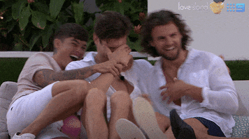 LoveIslandAU funny laughing loveislandau lads GIF