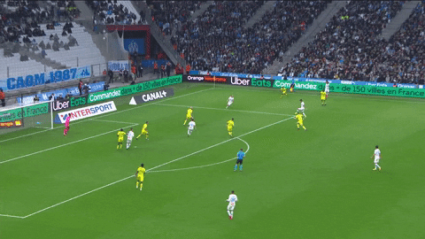 Fc Nantes Goal GIF by Olympique de Marseille