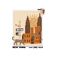 Manhattan Soho Sticker by Never Fully Dressed
