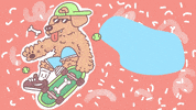 Dog Skate GIF by giphystudios2021