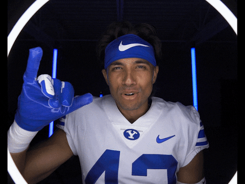 Byu Football Sport GIF by BYU Cougars