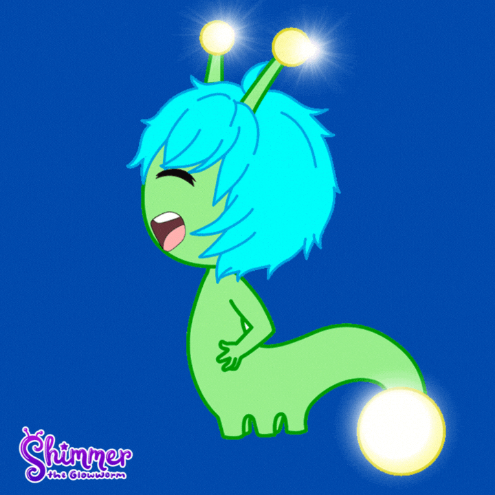 Ha Ha Lol GIF by ShimmertheGlowworm