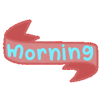 Good Morning Sticker