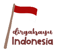 Merah Putih Indonesia Sticker