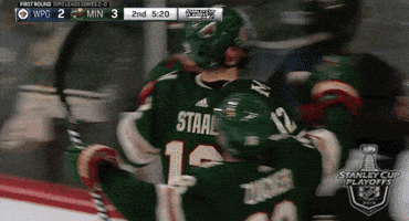 happy ice hockey GIF by NHL