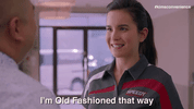 old fashioned flirting GIF by Kim's Convenience