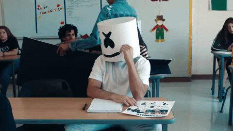 school concentrate GIF by Marshmello