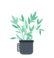 Green Plant Sticker by Light it