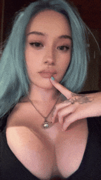 Cute Girl Twitch GIF