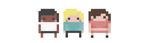 8Bit Dziewczynka Sticker by Programistki są super