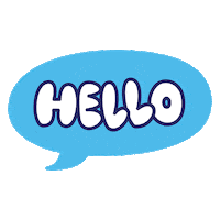 Whats Up Hello Sticker by Holler Studios