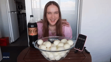 Competitive Eater Takes on Cool Hand Luke-esque 50 Hard-Boiled Eggs Challenge