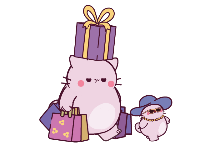 Cat Love Sticker by Pembe