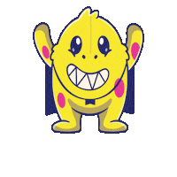 Happy Monster Sticker by indonesia dream juice