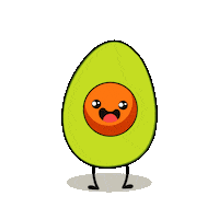 avocado guacamole Sticker by VIX