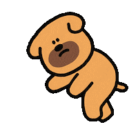 Sad Dog Sticker