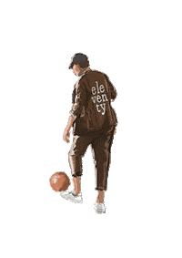 eleventy_milano football sport ball suit Sticker