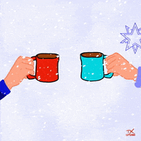 Mulled Wine Cheers GIF by Dani K.