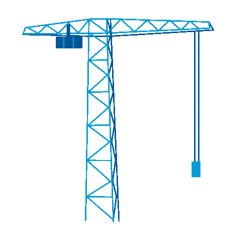 HOWOGE giphyupload blau baustelle bauen Sticker