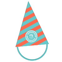 Birthday Hat Sticker by goodfoodca