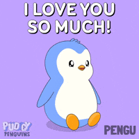 I Love You Hug GIF by Pudgy Penguins