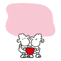 Heart Love Sticker by SHEEPWORLD AG