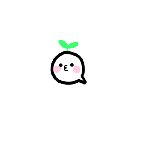 speech bubble kiss Sticker by Yoyo The Ricecorpse