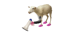 Vodka Sheep Sticker by 42 BELOW