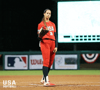 Pitching Team Usa GIF by USA Softball