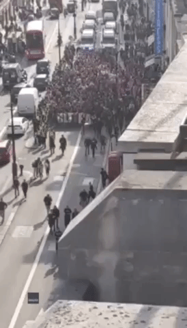 Ajax Fans Rally on London Streets Ahead of Champions League Semi-Final