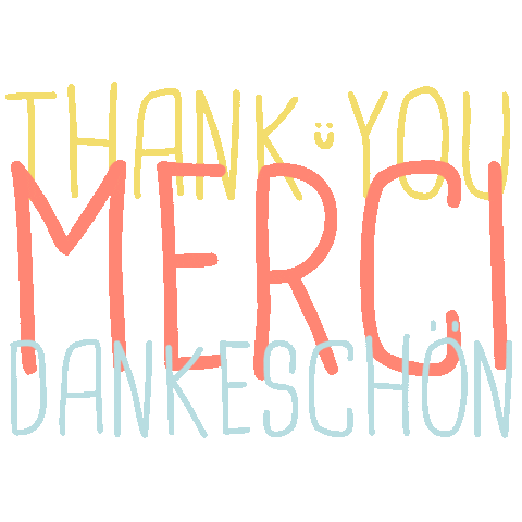Merci Dankeschon Sticker by gruendl.com