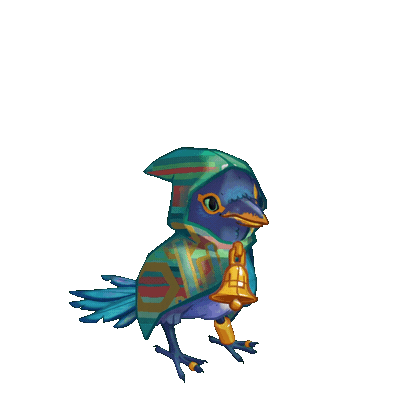 Bird Bell Sticker by KONAMI