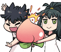 Couple Slapping Sticker by Jin