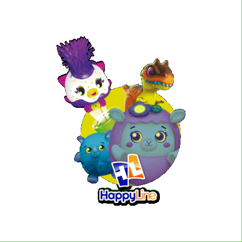 HappyLineToys giphygifmaker happy line toys Sticker