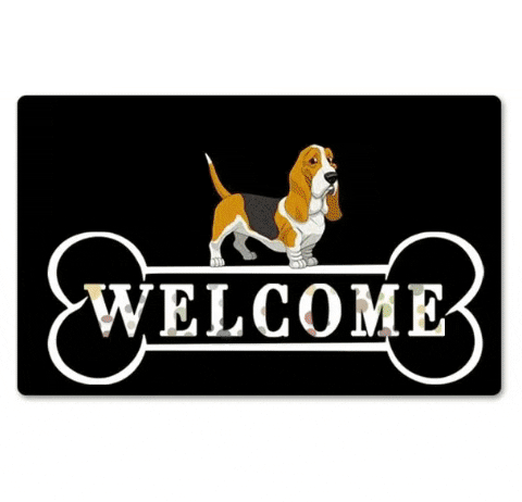 iLoveMyPet giphygifmaker jack russell terrier gifts jack russell terrier door mat warm jack russell terrier welcome rubber door mat GIF