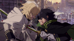 owari no seraph vampire GIF by mannyjammy