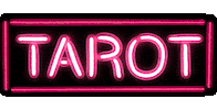 DuBlonde magic neon witch tarot Sticker