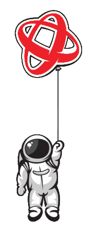 Superloop balloon astronaut adl500 superloopadl500 Sticker