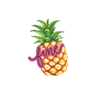 Pineapple Looking Good Sticker