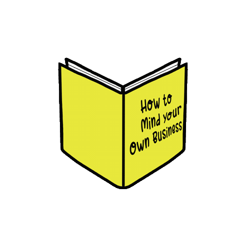 illumiinaani book vibrant mind your business illuminaani Sticker