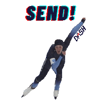 Speed Send It Sticker by DASH Skating