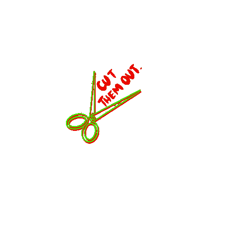 ArlaeDesignCo arlaedesignco toxicpeople cutthemout Sticker