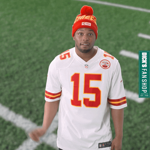 Look Down Kansas City Chiefs GIF by DICK'S Sporting Goods