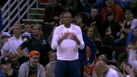 Cleveland Cavaliers Applause GIF by NBA