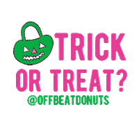 offbeatdonuts halloween spooky donuts doughnuts Sticker