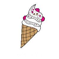 Icecream Sticker by Offbeat Donuts