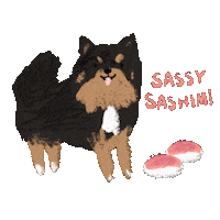 Sassy Sushi Sticker by Andrea Caceres