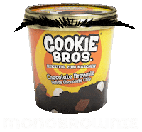 Brownie Cookiedough Sticker by Cookie Bros