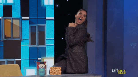 Running Man Goodbye GIF by A Little Late With Lilly Singh
